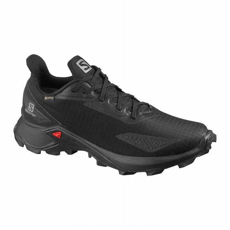 Salomon Israel ALPHACROSS BLAST GTX W - Womens Trail Running Shoes - Black (SFUP-06182)